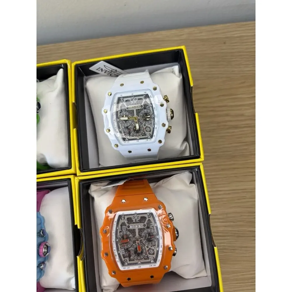 Invicta 2305FTMIA-8BUNDLE Miami Bundle Pink Case with 8 Assorted Watches